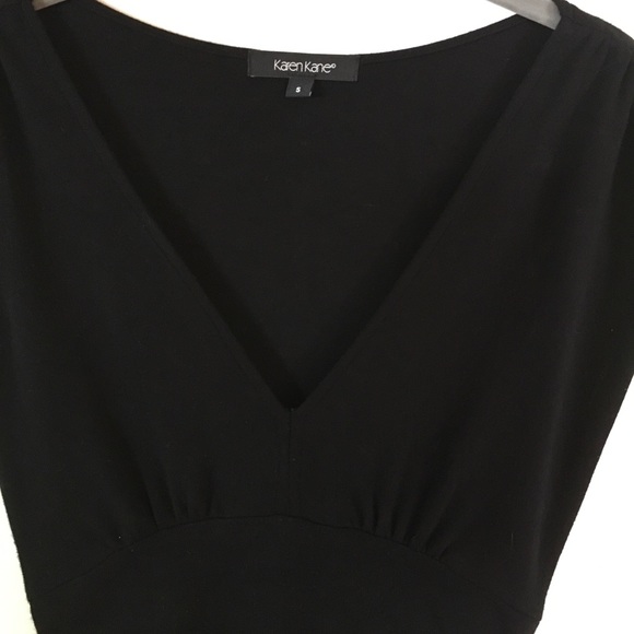 A Karen Kane Black Contour Dress, Size Small - Picture 2 of 4